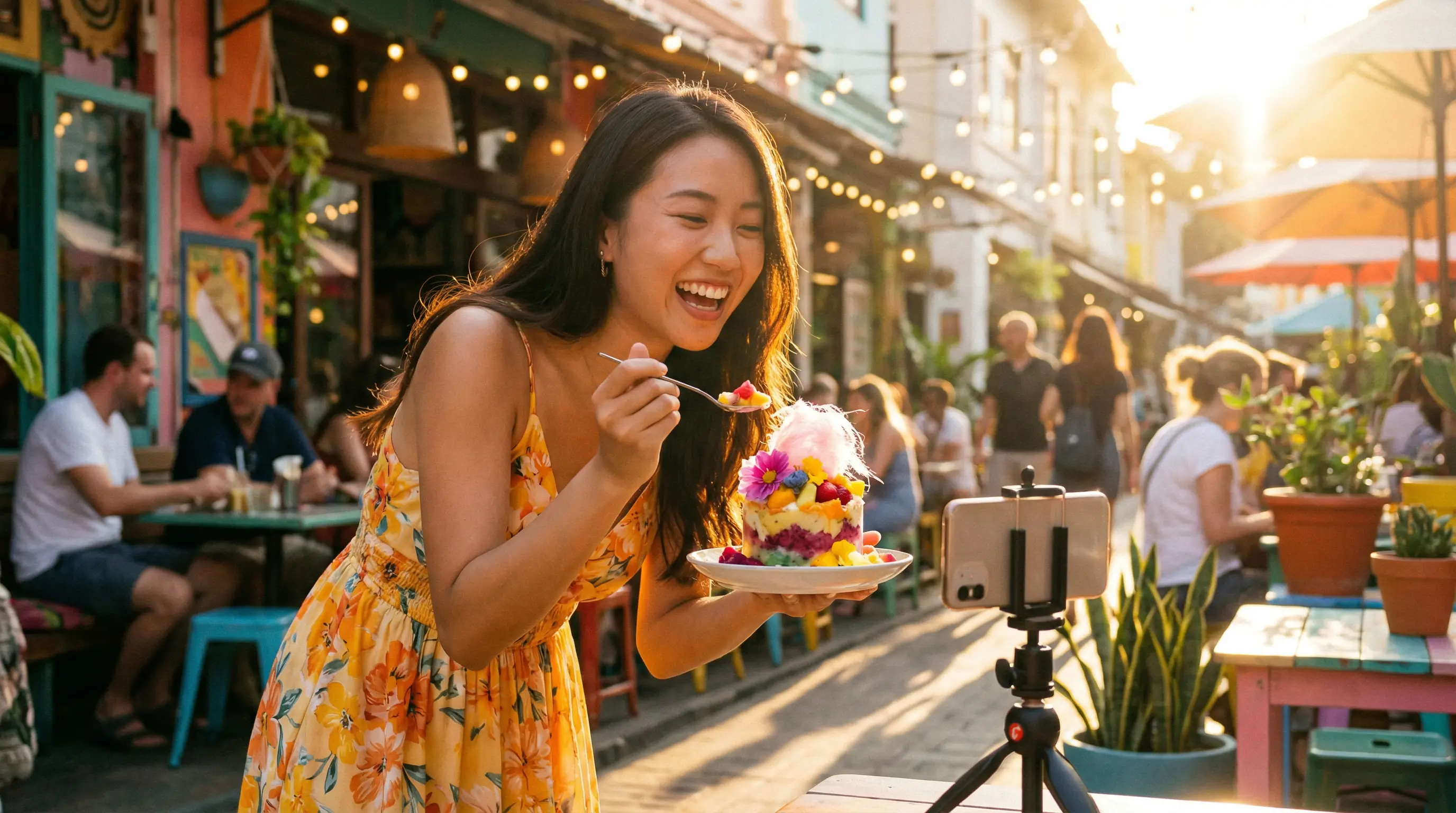 蜜芽美食探店视频
